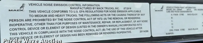 2019 Mack Granite photo 145