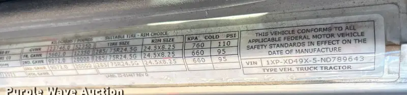 2022 Peterbilt 389 photo 180