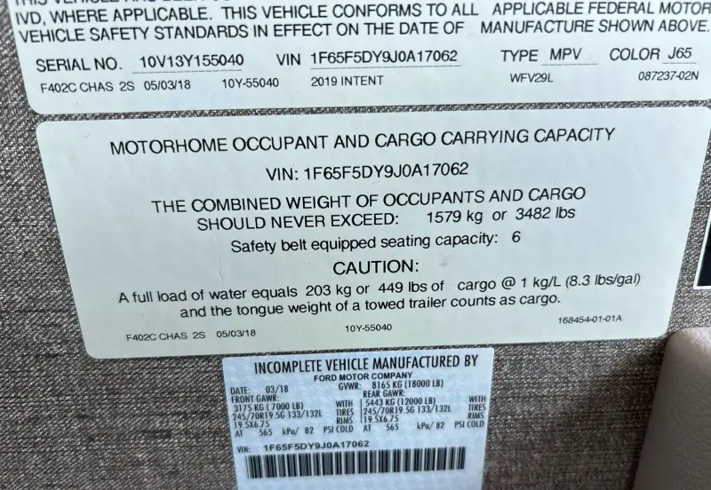 2018 Winnebago Intent photo 79
